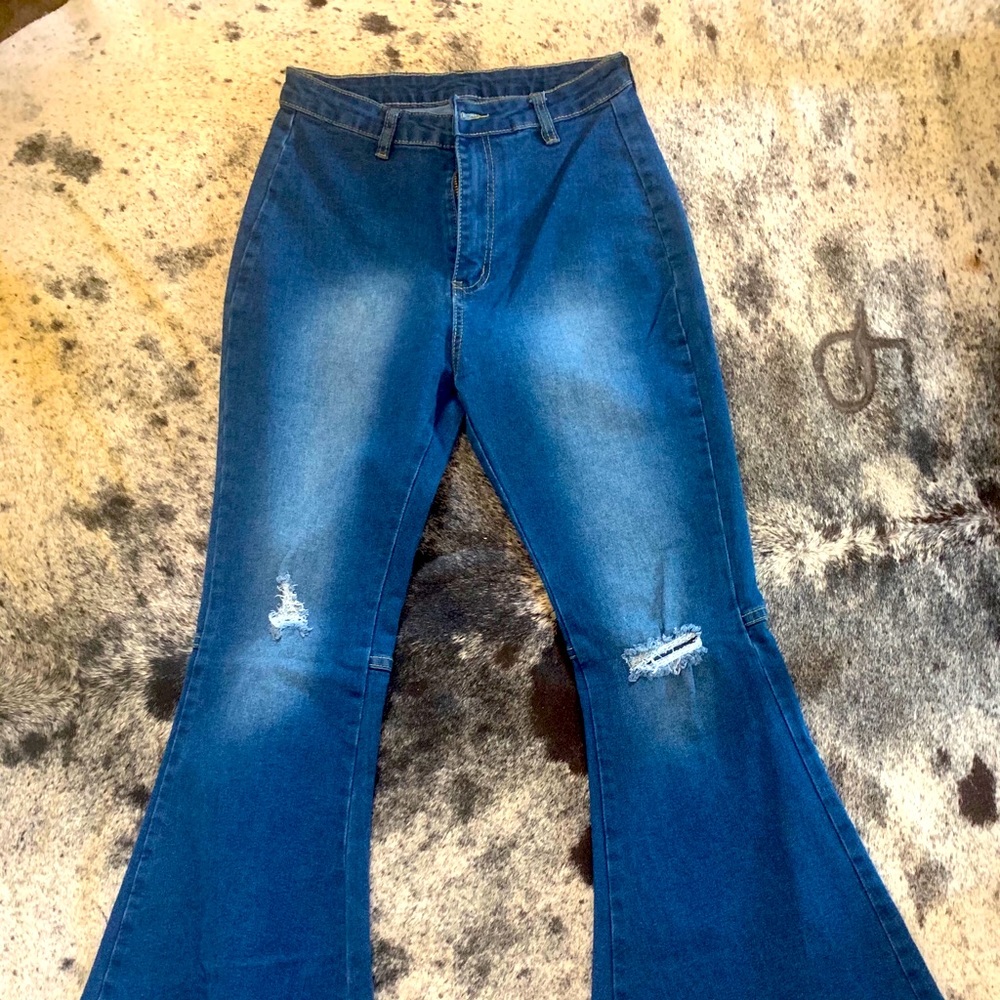 Bellbottom jeans